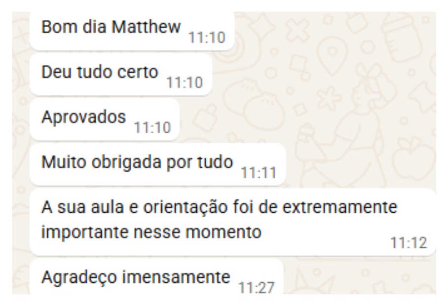 Relato sobre importância da orientação